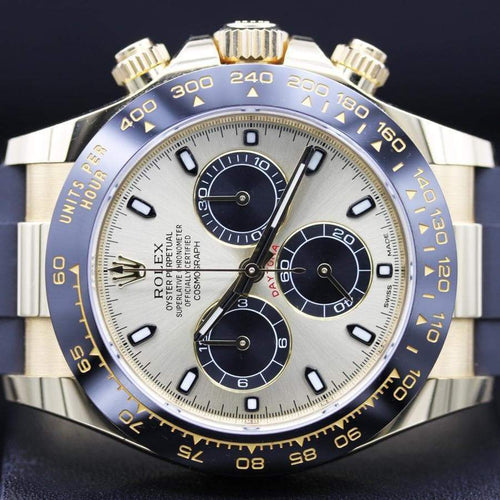 Rolex Daytona Oyster Flex 40mm 116518LN Gold Dial Pre-Owned-First Class Timepieces
