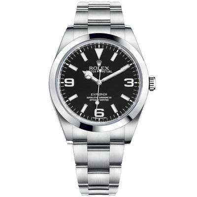 Rolex Explorer 214270 39mm Black Dial-First Class Timepieces