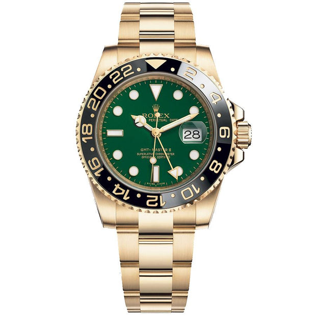 Rolex GMT-Master II 40mm 116718 Green Dial-First Class Timepieces