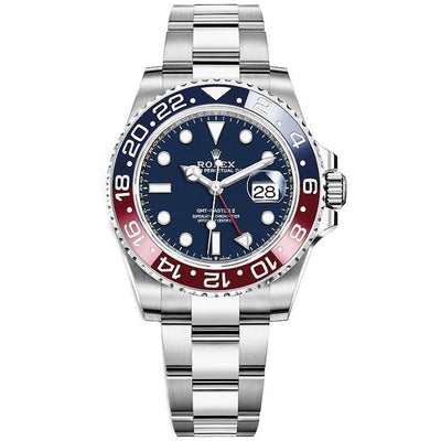 Rolex GMT-Master II "Pepsi" 40mm 116719 BLRO White Gold Blue Dial-First Class Timepieces