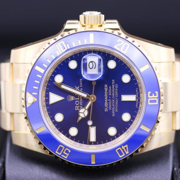 Shop Rolex Submariner 116618LB First Class Timepieces