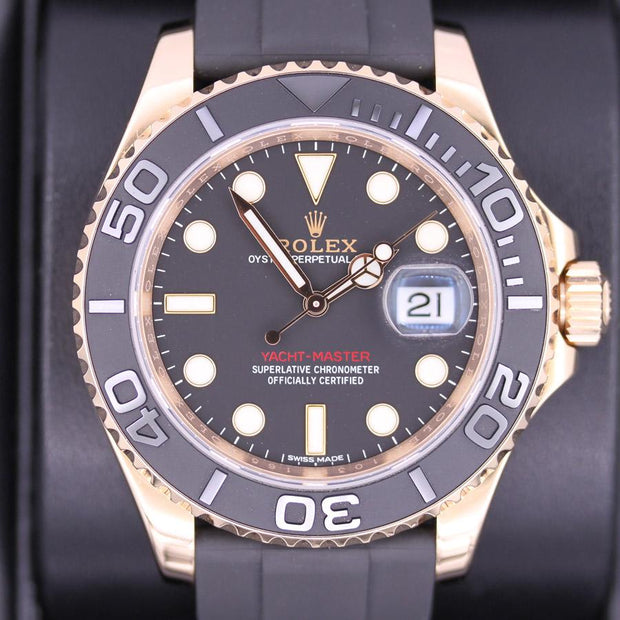 Rolex Yacht-Master 40mm 126655 Black Dial Pre-Owned-First Class Timepieces