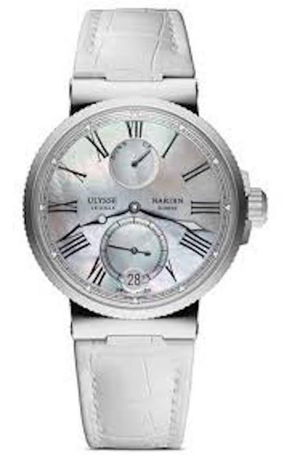Ulysse Nardin Marine 39mm 1183-160/40 Mother Of Pearl Dial-First Class Timepieces