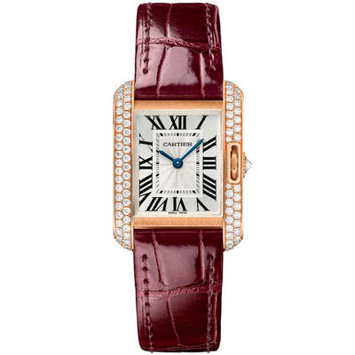 Cartier Tank Anglaise 30mm WT100013 Silver Dial
