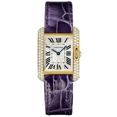 Cartier Tank Anglaise 30mm WT100014 Silver Dial