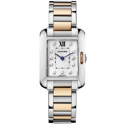 Cartier Tank Anglaise 30mm WT100024 Silver Dial